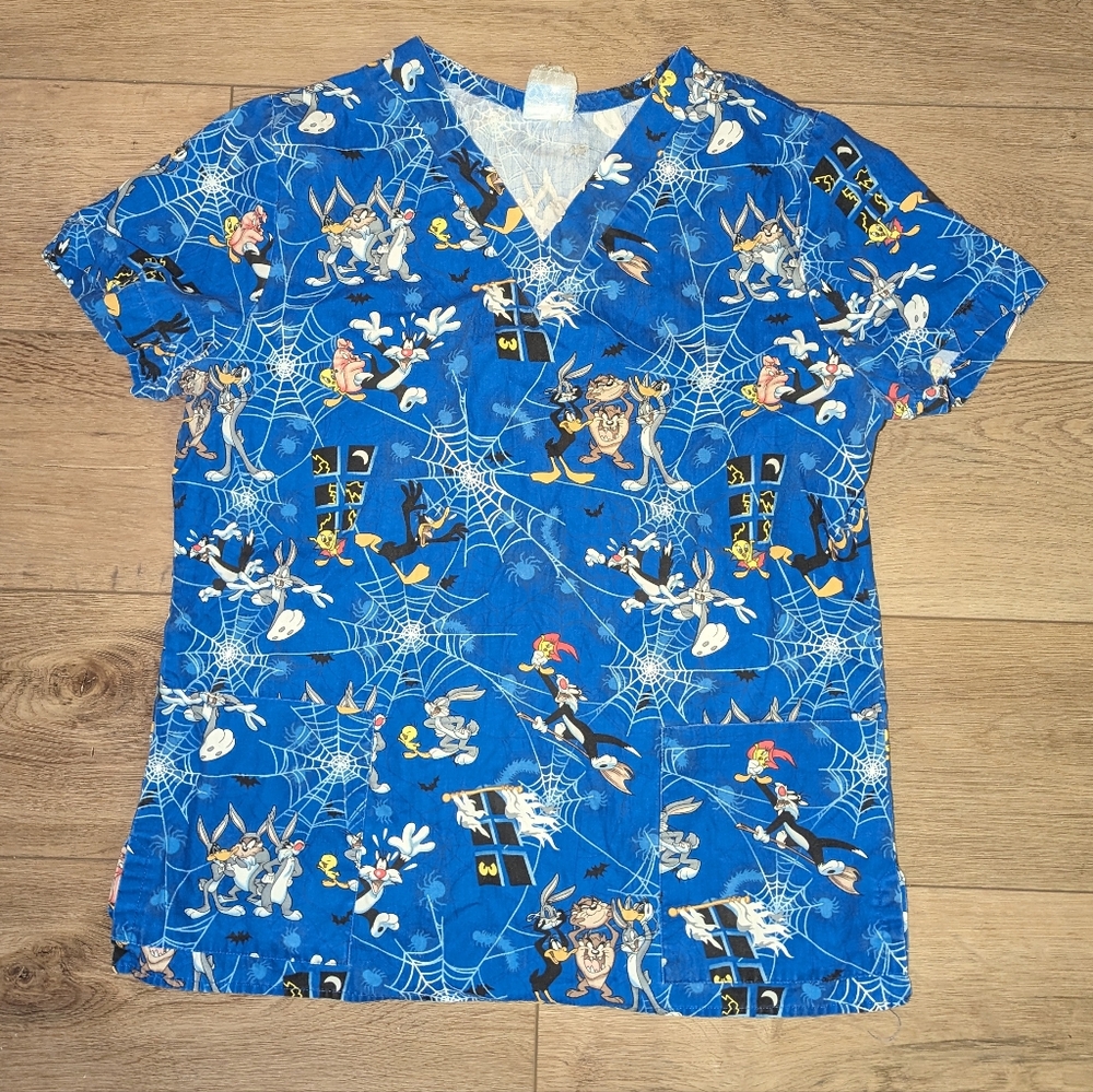 Looney Tunes Scrubs Halloween Themed